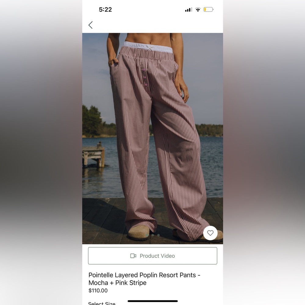 Daily Drills Pink Striped Chinos